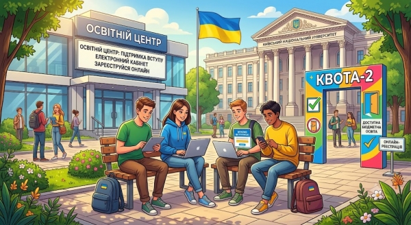 Вступ-2026: особливі умови для вступників з тимчасово окупованих територій  та територій бойових дій