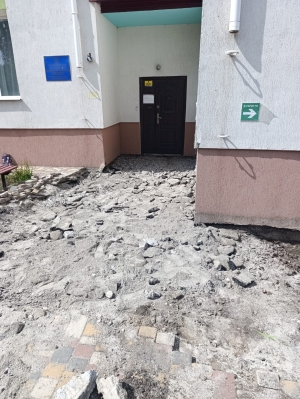 Розпочато роботи з реконструкції центрального входу до КЗДО &laquo;Веселка&raquo;
