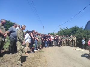 19 липня Маловисківська громада попрощалася із Захисником Богданом Гніденком