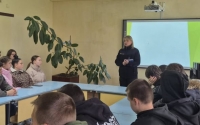 Інформаційно-просвітницькі заходи,  пов&rsquo;язані з мінною безпекою, було проведено у професійно-технічному училищі  м. Мала Виска для здобувачів освіти